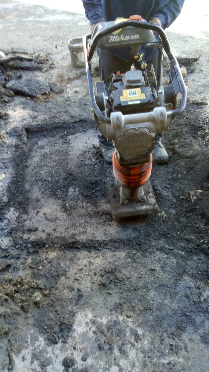 Vialidad rehabilitada tras el programa de bacheo en Santiago