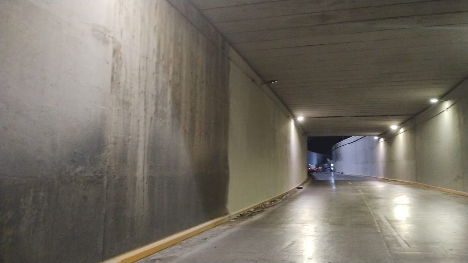 Avances en la estructura del Puente Deprimido Sendero