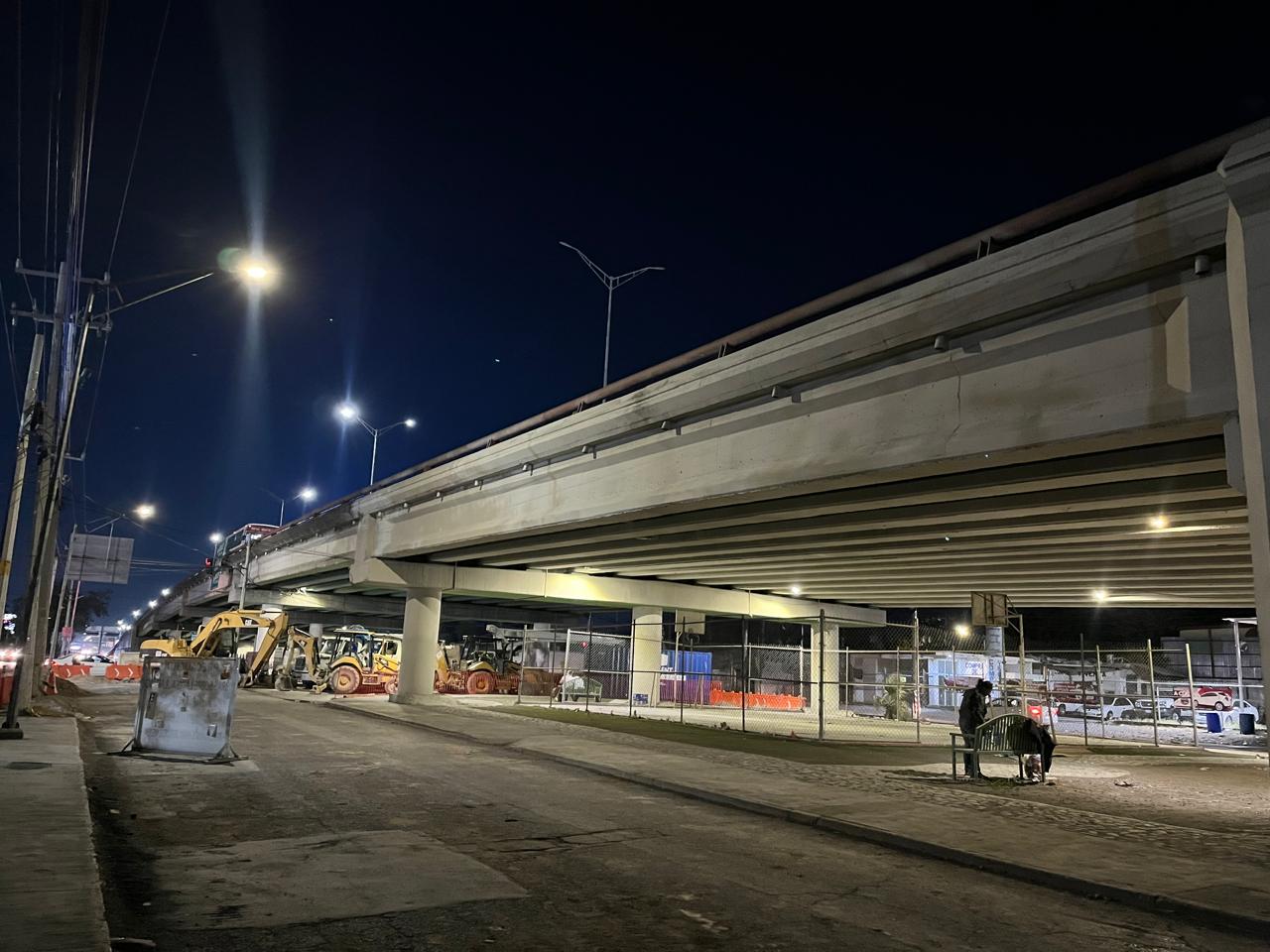 Vista general del Puente Laredo-Juárez tras el mantenimiento