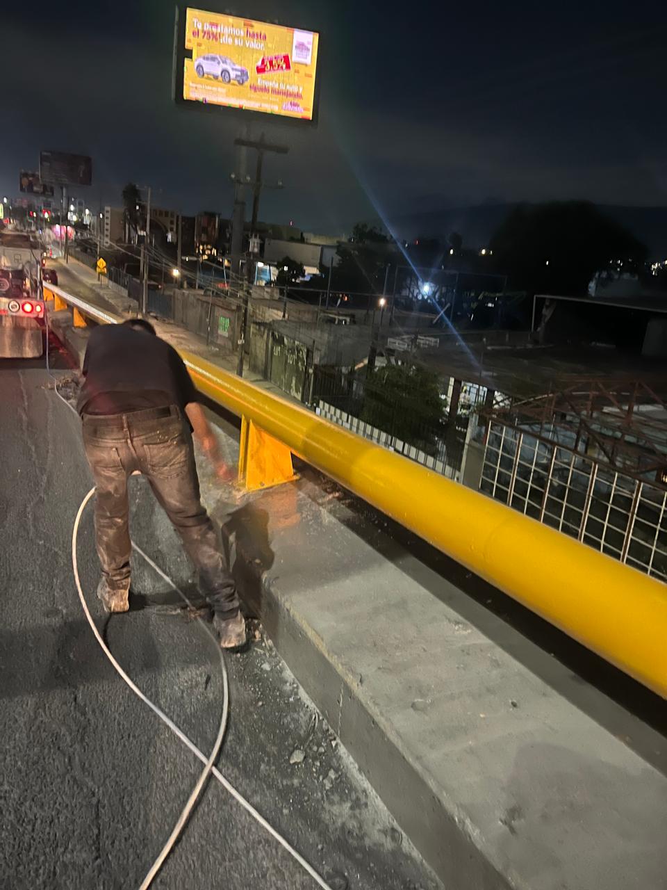 Avances en la estructura del Puente Laredo-Juárez