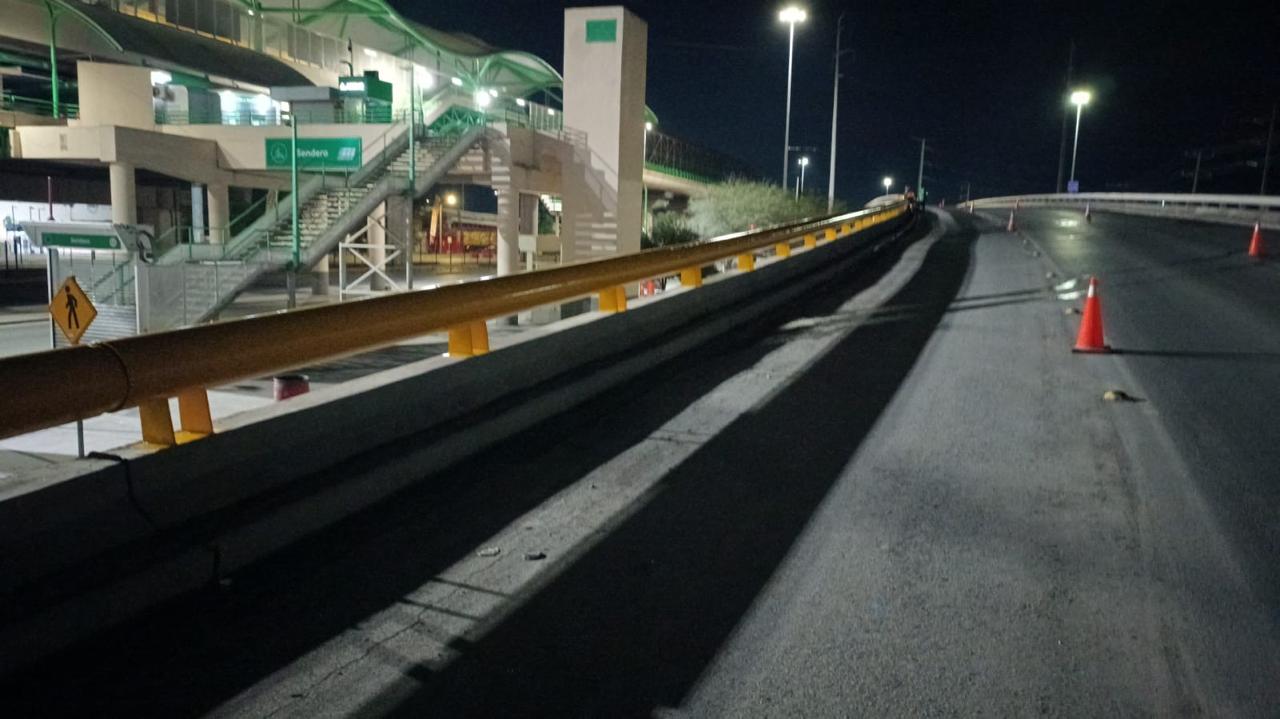 Supervisión final del mantenimiento en el puente Sendero-Colombia